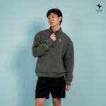 HOG Destructed Turtle Half-Zip Sweatshirt - Image 19