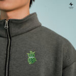 HOG Destructed Turtle Half-Zip Sweatshirt - Image 12