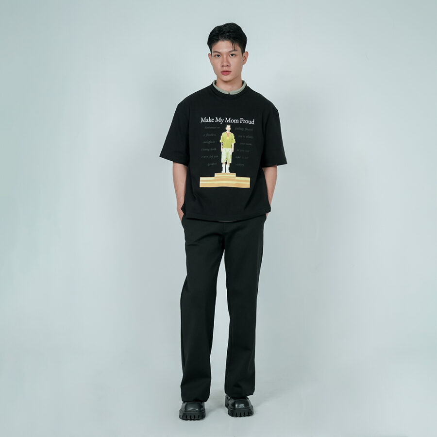 Sisburma Make My Mom Proud Graphic Tee - Image 7